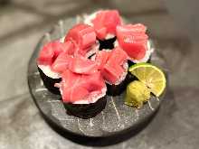 Overflowing.Super Tekka Roll (Tuna)