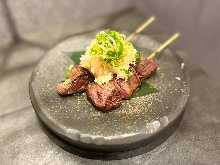 Thick-Cut Beef Harami (with Grated Radish Ponzu)