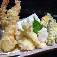 Assorted tempura