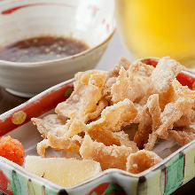 Assorted deep-fried foods