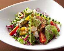 Shrimp and avocado salad