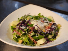 Caesar salad with slow-poached egg