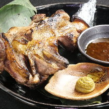 Seared chicken thigh