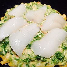 Scallion okonomiyaki