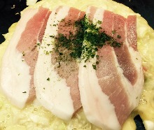 Pork okonomiyaki Pork okonomiyaki