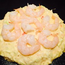 Shrimp okonomiyaki