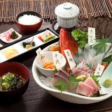 Sashimi meal set