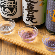 Sake tasting 3 kinds