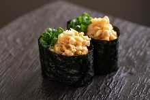 Natto gunkan sushi