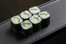 Cucumber sushi rolls