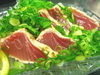 Finely chopped tuna sashimi