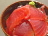 Raw tuna rice bowl