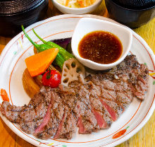 Sirloin steak lunch set