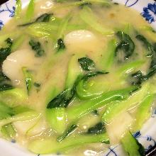 Stir-fried scallop and vegetables