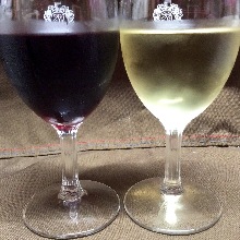 glass of wine  (red / white)