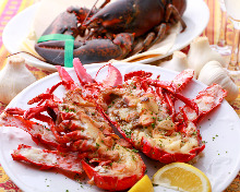 Cooked whole lobster