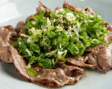 Grilled beef tongue