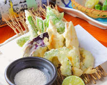 Assorted tempura