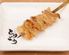 Chicken skin skewer