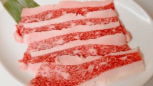 Thinly sliced kalbi