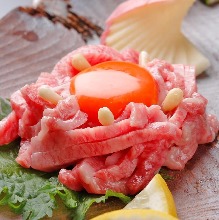 Wagyu beef steak tartare