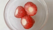 Strawberry sherbet