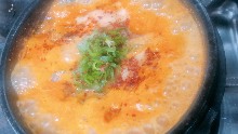 Sundubu jjigae with cheese