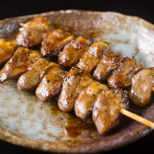 Salted and grilled gizzard