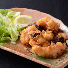 Fried octopus