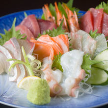 Assorted sashimi, 7 kinds