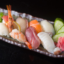 Assorted nigiri sushi