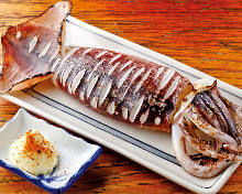 Grilled Whole Squid