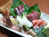 Assorted sashimi