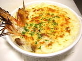 Shrimp gratin