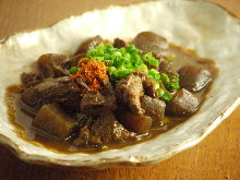 Simmered beef tendon