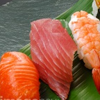 Assorted nigiri sushi, 3 kinds