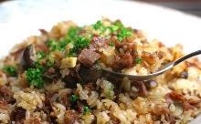 Fried rice with garlic