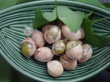 September to March limited Stir-fried ginkgo nuts