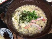 Limited to November to March Crab rice soup