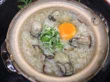 October to April only oyster Zousui (rice soup)