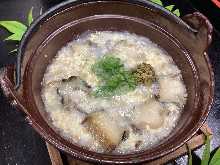 April to August only abalone Zousui (rice soup)