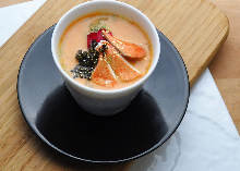 Chawanmushi (steamed egg custard)