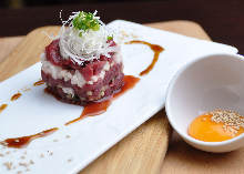 Horse meat tartare