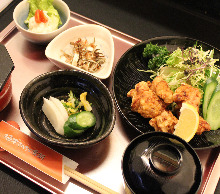 Fried chicken set meal
