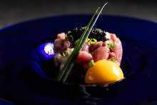 (Full Moon)Aged Koyama Duck/Kujo Green Onion / Egg / Caviar