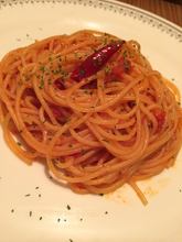 Pasta with tomato and pepper