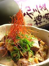 Simmered beef tendon