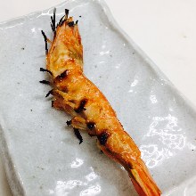 Grilled shrimp skewer