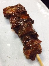 Grilled beef skewer