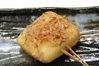 Fried cheese skewer